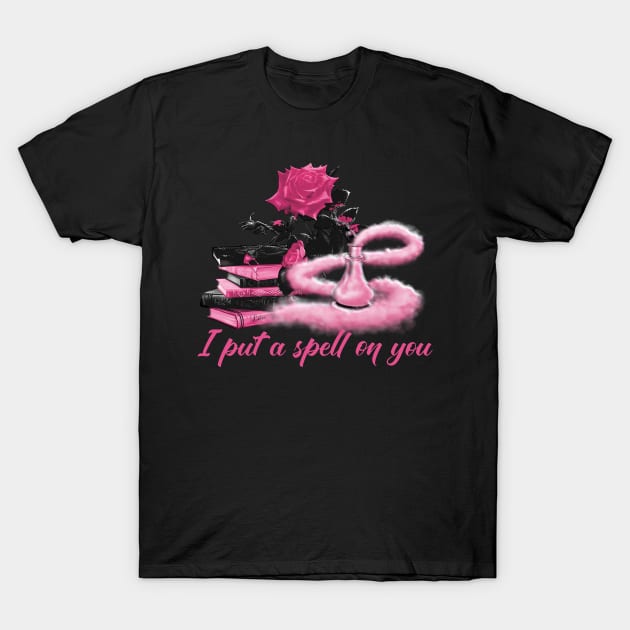 Soft Pink I put a spell on you T-Shirt by Kylie Paul